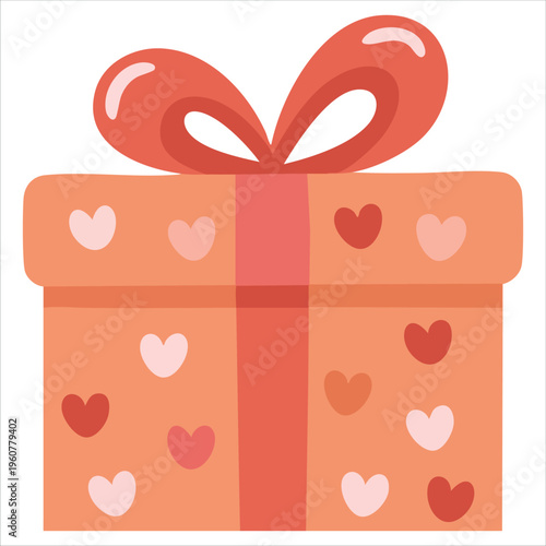 Christmas Illustration Vector Featuring Gift Box for New Year Banner