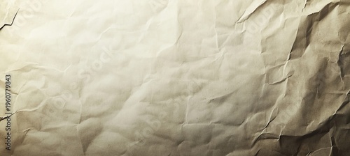 Vintage Antique Aged Paper Texture with Natural Wrinkles for Graphic Design and Background Use
