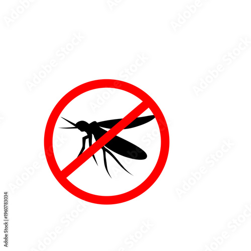 World Malaria Day  No Mosquito Sign