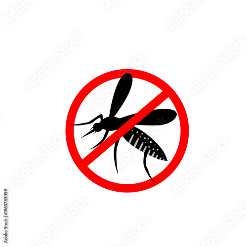 World Malaria Day  No Mosquito Sign