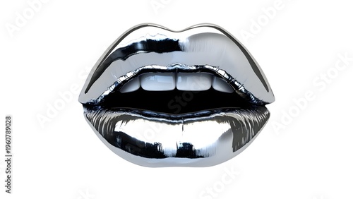 Chrome Silver Lips