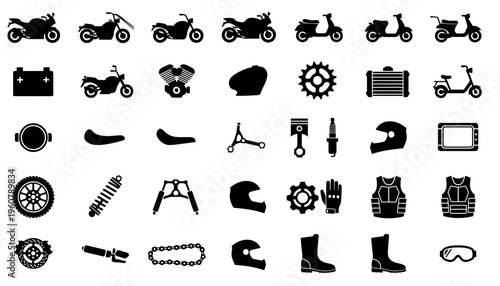 The jbsdk collection features various bike and motorcycle parts icons.