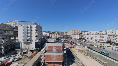 Construction of railway station in Durres