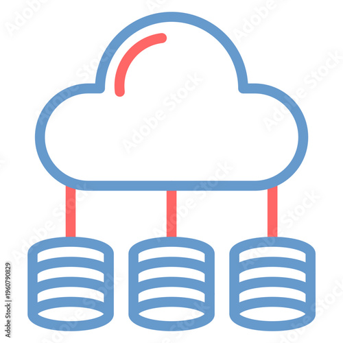 Cloud Computing Vector Icon