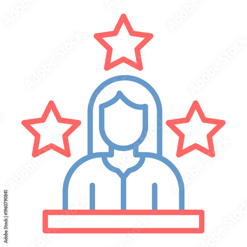 Role Model Vector Icon