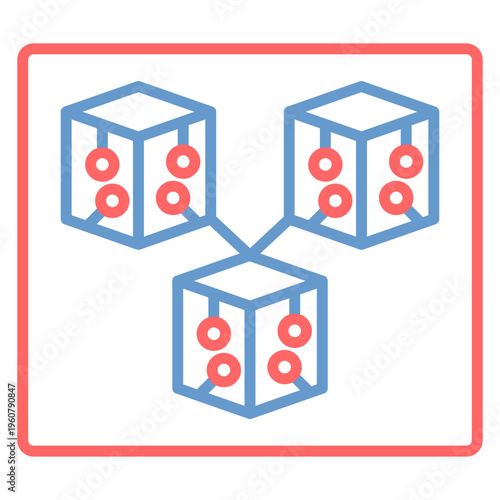 Blockchain Vector Icon