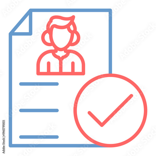 Resume Vector Icon
