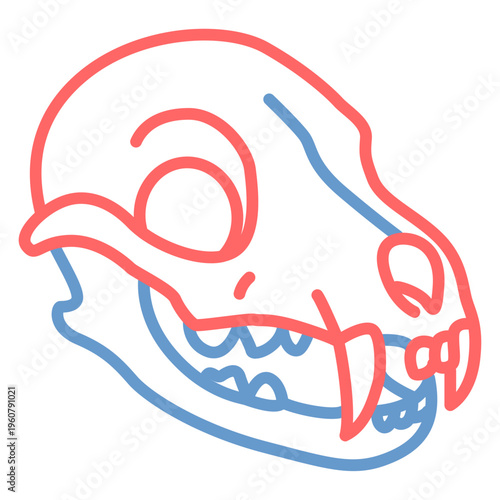 Animal Skull Vector Icon