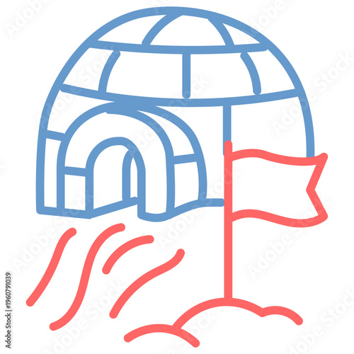 Arctic Exploration Vector Icon