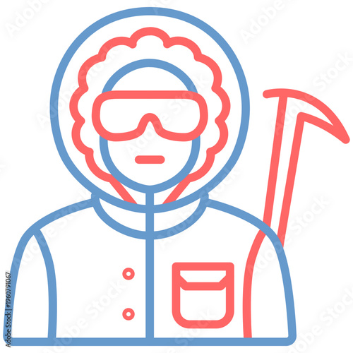 Arctic Explorer Vector Icon