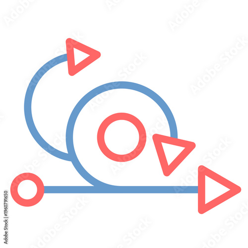 Sprint Cycle Vector Icon