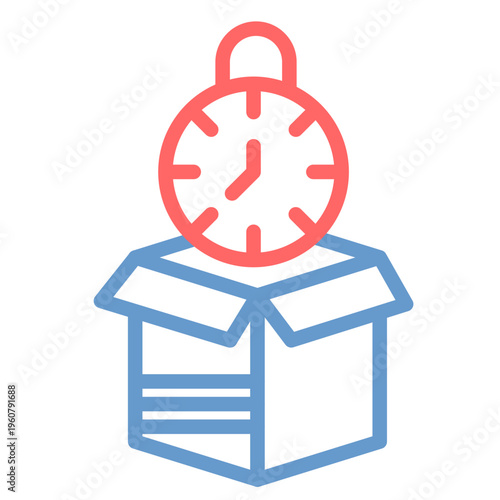 Timebox Vector Icon