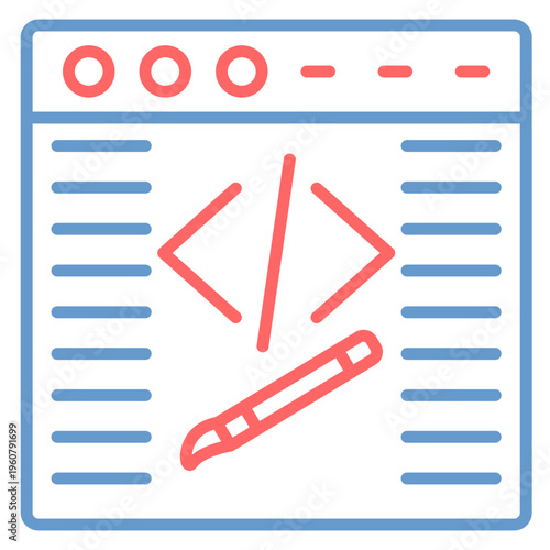 Clean Code Vector Icon