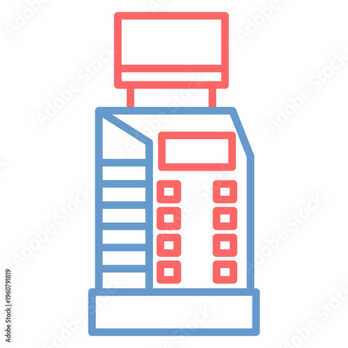 Self Service Terminal Vector Icon
