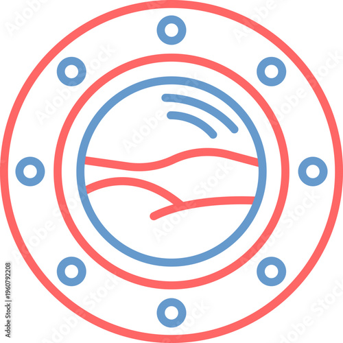 Porthole Vector Icon