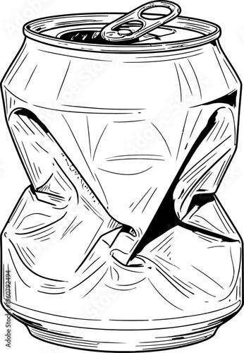 A black and white illustration of a faceted glass jar