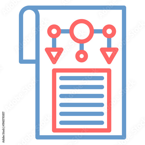 Data Modeling Vector Icon