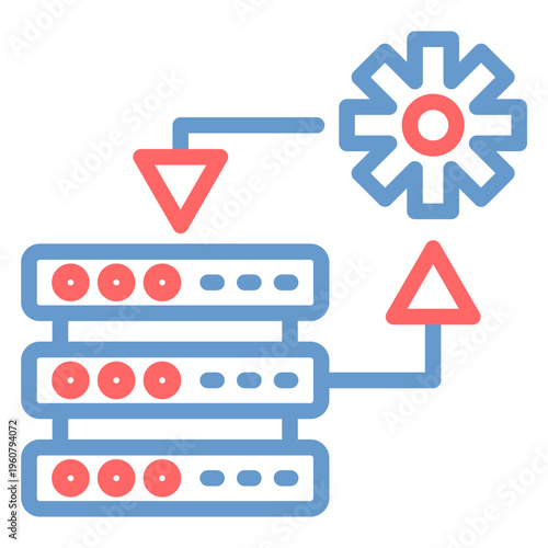 Data Processing Vector Icon