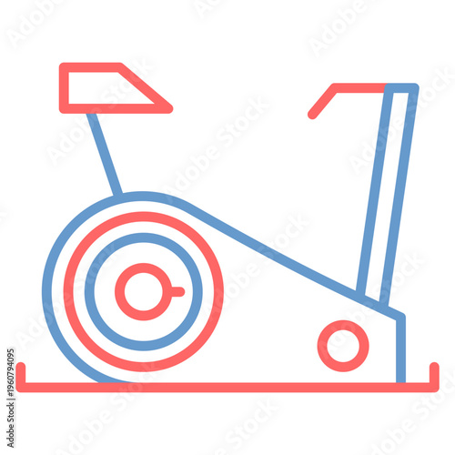 Exercise Bike Vector Icon