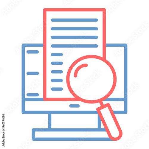Online Search Vector Icon