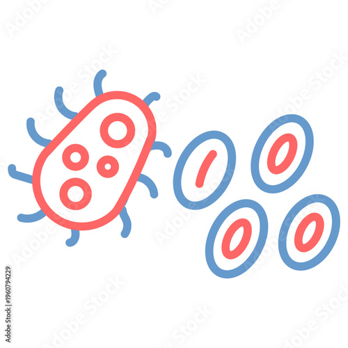 Bacteria And Virus Vector Icon