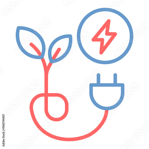 Bioenergy Vector Icon