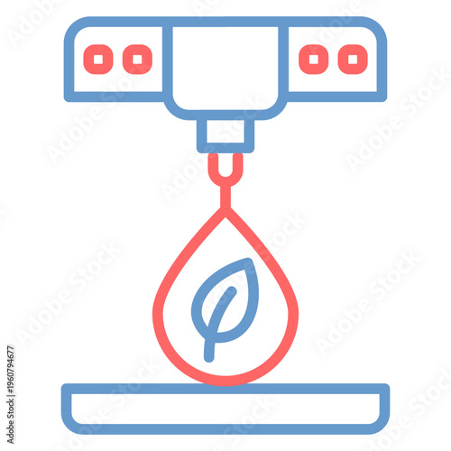 Bioprinting Vector Icon