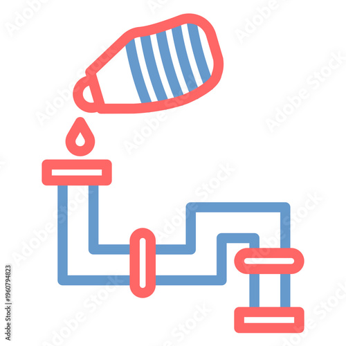 Drain Cleaner Vector Icon