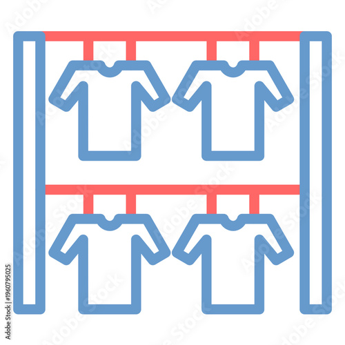 Drying Rack Vector Icon