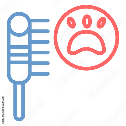 Pet Hair Remover Vector Icon