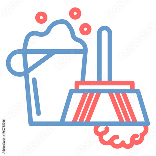 Floor Cleaner Vector Icon