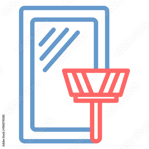 Mirror Cleaner Vector Icon