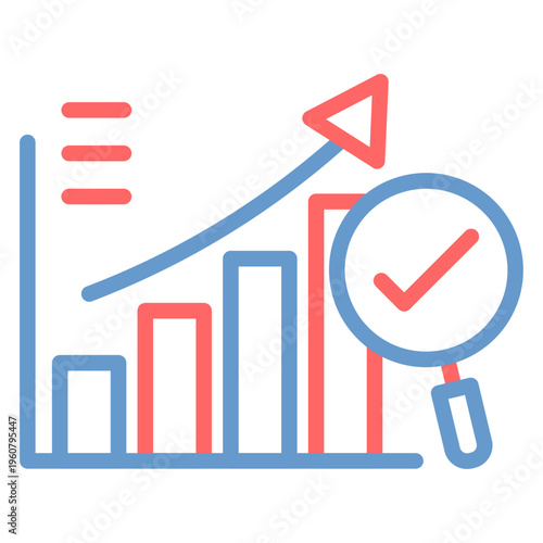 Predictive Analytics Vector Icon