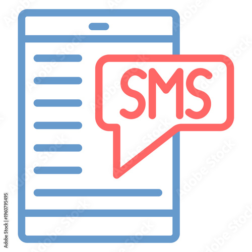 SMS Marketing Vector Icon