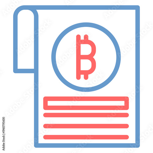 Whitepaper Vector Icon
