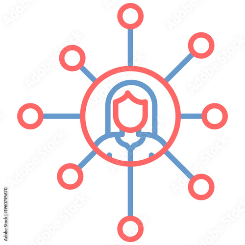 Networking Vector Icon
