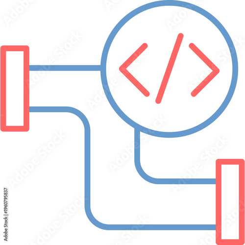 Build Pipeline Vector Icon