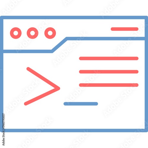 Command Line Vector Icon