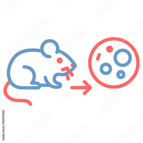 Genetic Modification Animals Vector Icon