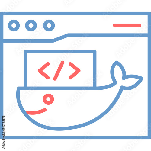 Docker Image Vector Icon