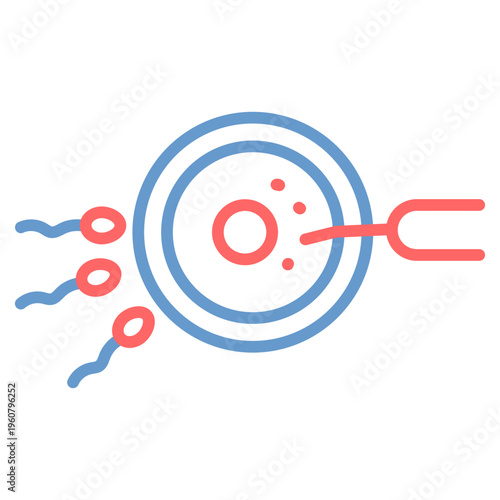 In Vitro Fertilization Vector Icon