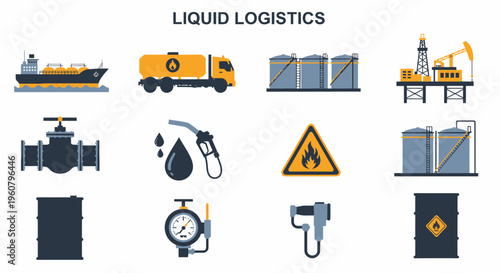 Liquid Logistics Fuel Transportation Industry.