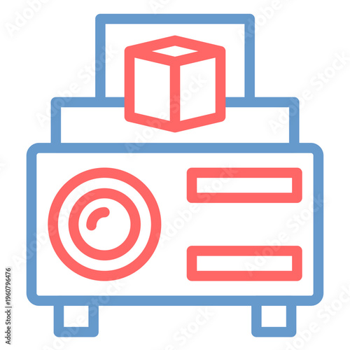 3D Projector Vector Icon