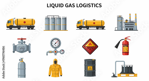 Liquefied gas storage and transportation equipment.