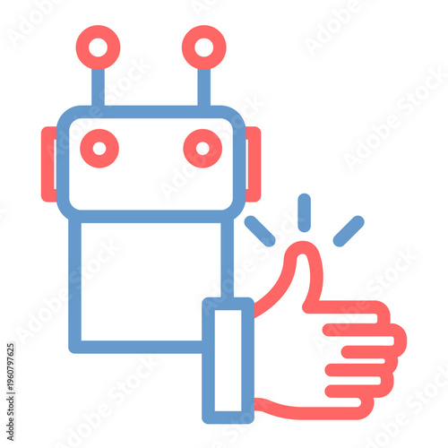 Recommendation Engine Vector Icon