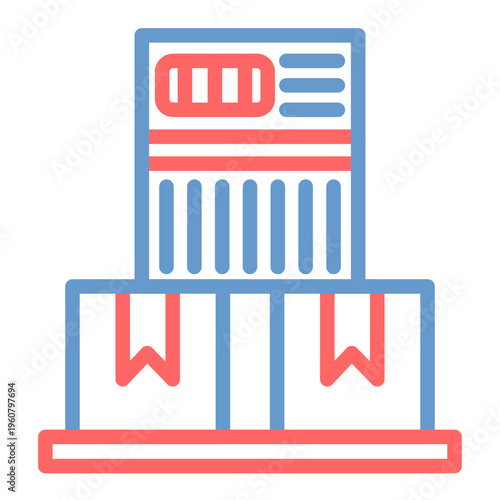 Shipping Label Vector Icon
