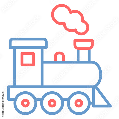 Steam Train Vector Icon