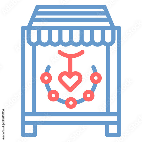 Jewelry Store Vector Icon