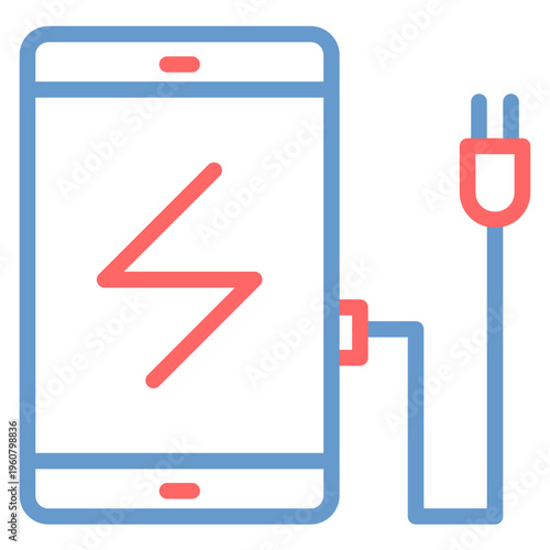 Mobile Charging Vector Icon