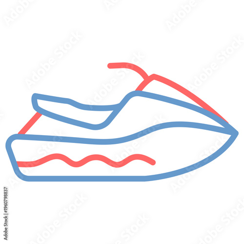 Jet Ski Vector Icon